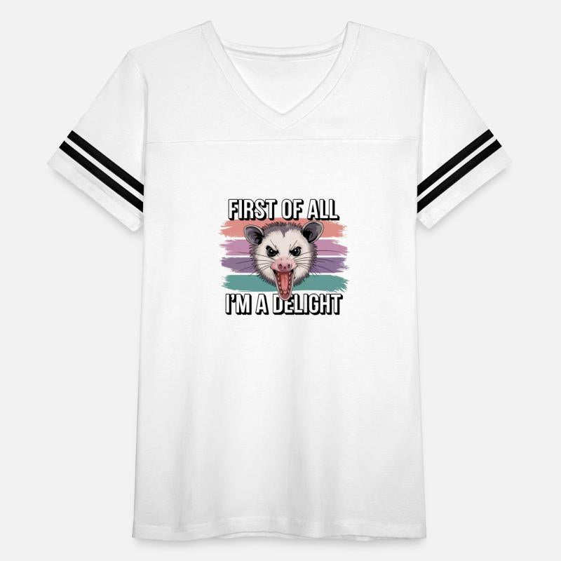 First Of All I'm A Delight Retro Opossum Delight