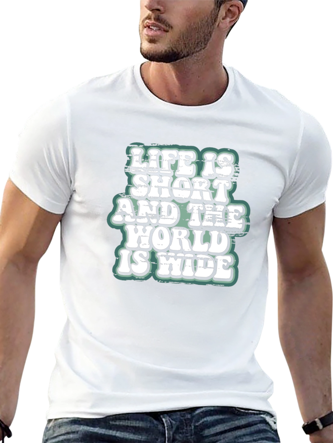 Life is Short World Wide T-Shirt