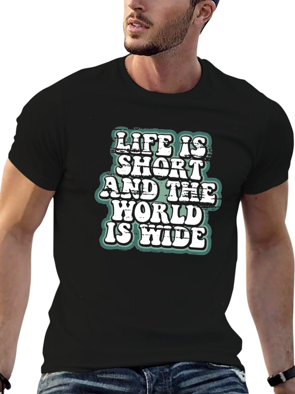 Life is Short World Wide T-Shirt