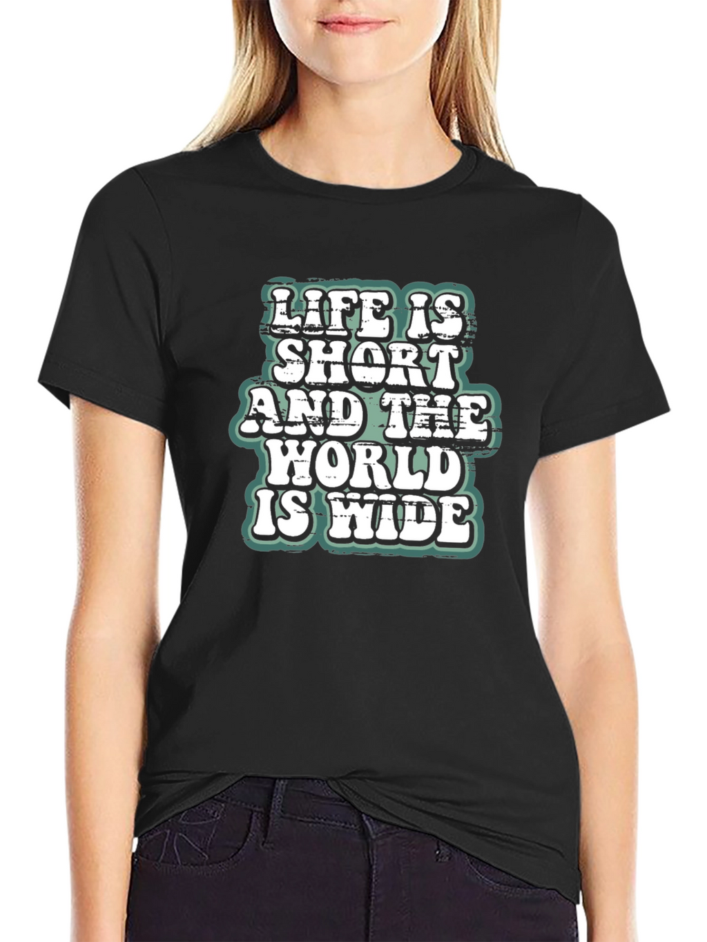 Life is Short World Wide T-Shirt