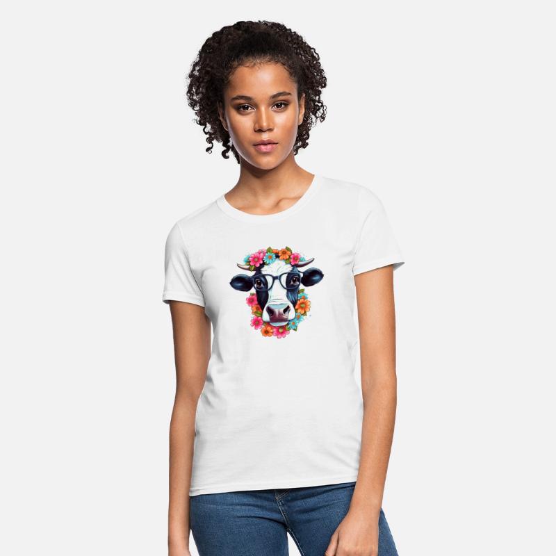Flower Crowned Cows: Cute and Fashionable Cow Desi