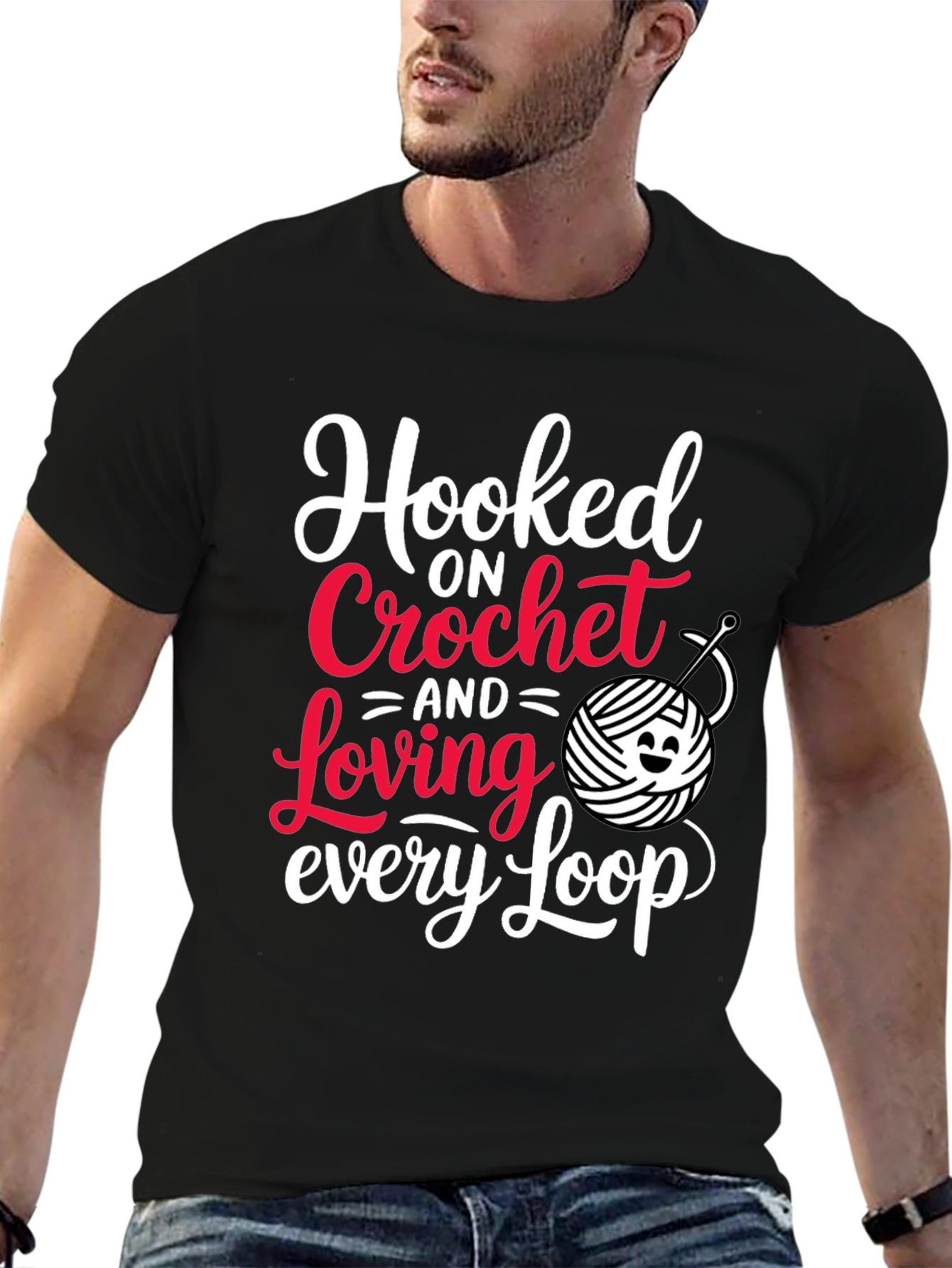 Hooked on Crochet T-Shirt - Knitters Delight