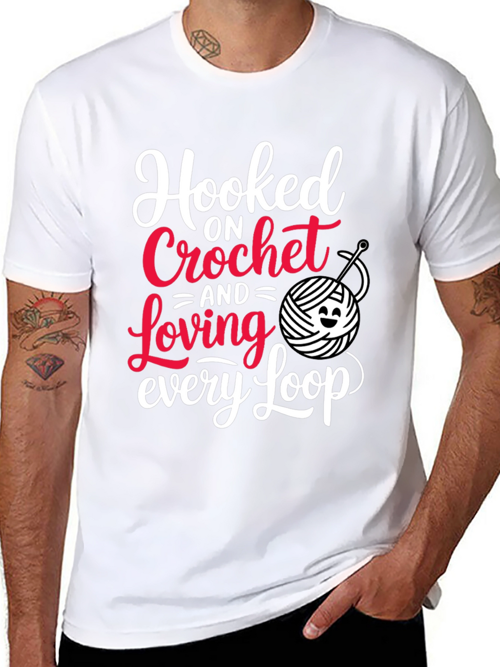 Hooked on Crochet T-Shirt - Knitters Delight