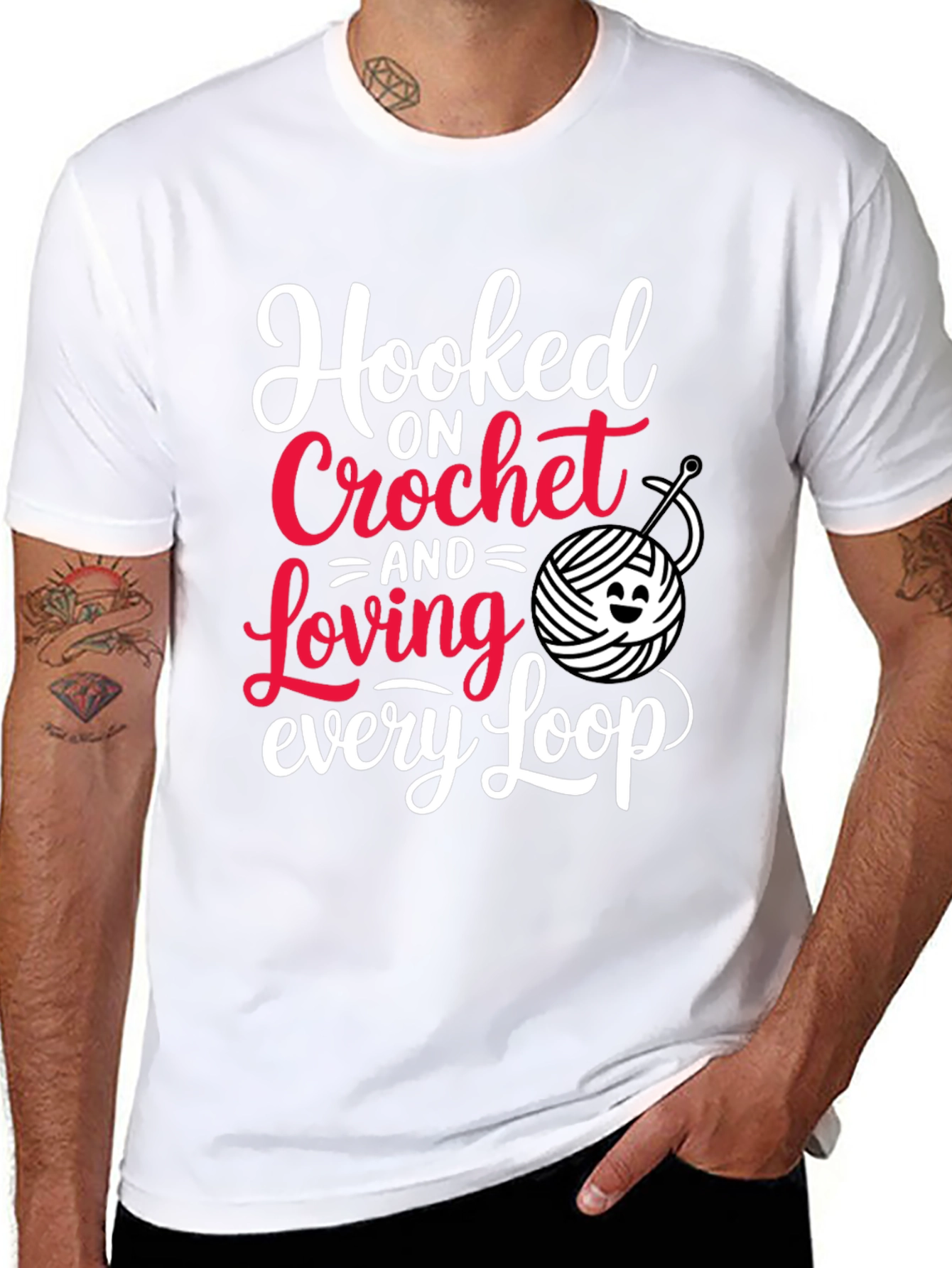 Hooked on Crochet T-Shirt - Knitters Delight