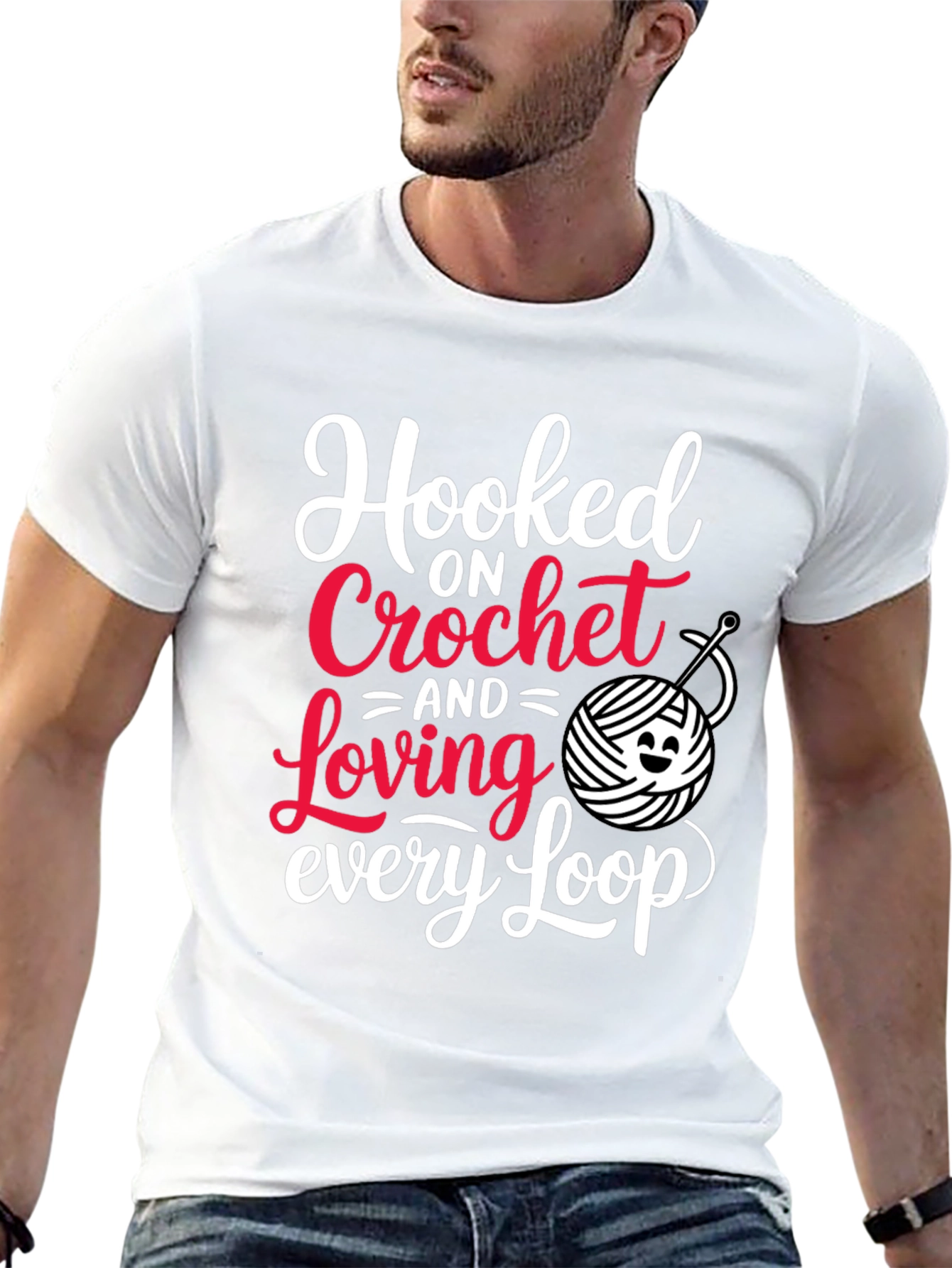 Hooked on Crochet T-Shirt - Knitters Delight