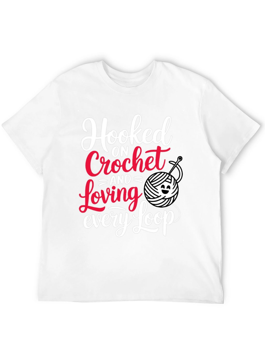 Hooked on Crochet T-Shirt - Knitters Delight