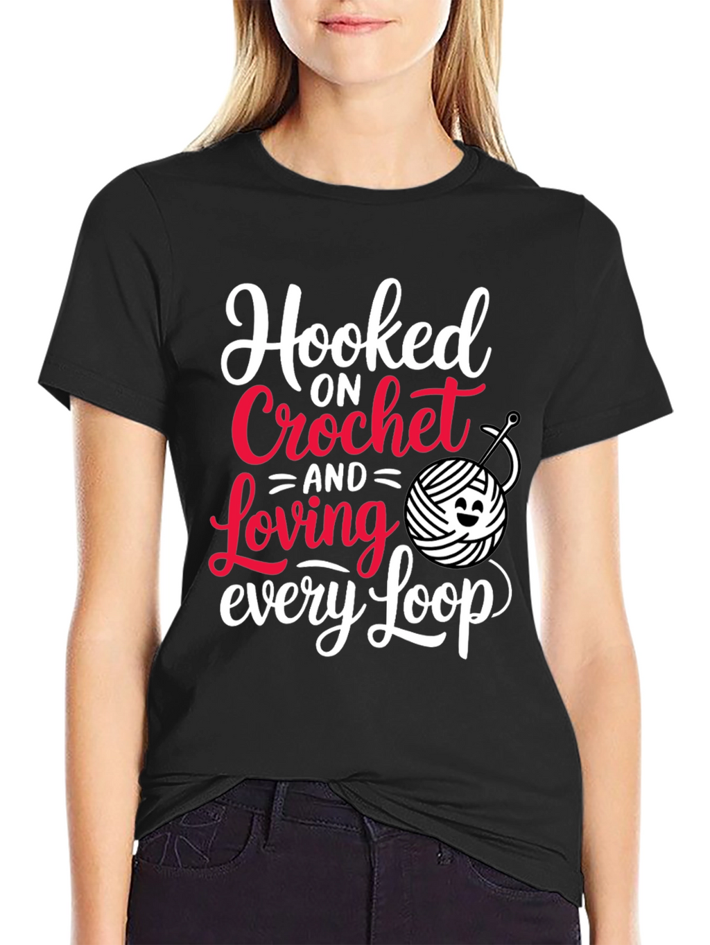 Hooked on Crochet T-Shirt - Knitters Delight
