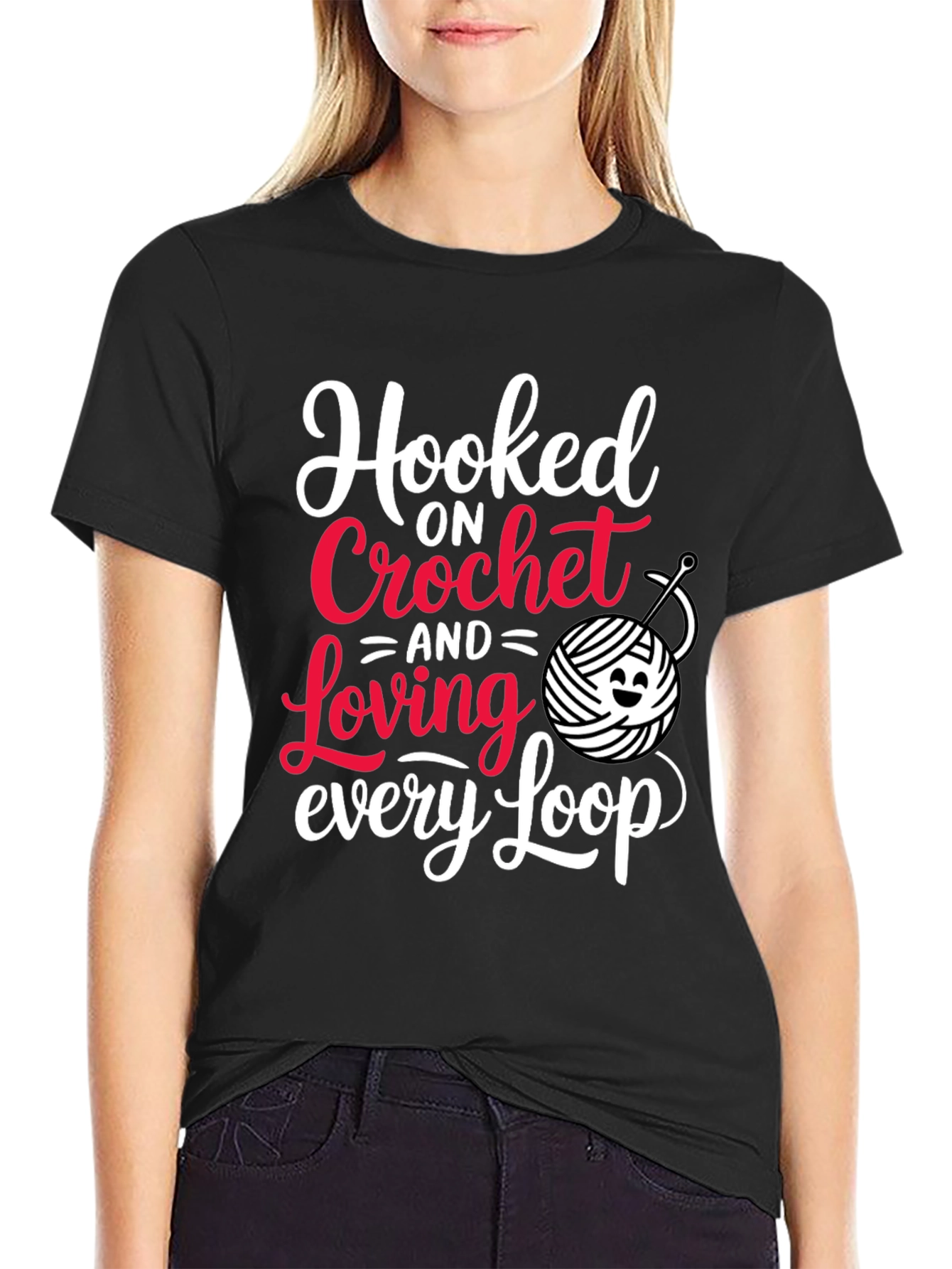 Hooked on Crochet T-Shirt - Knitters Delight