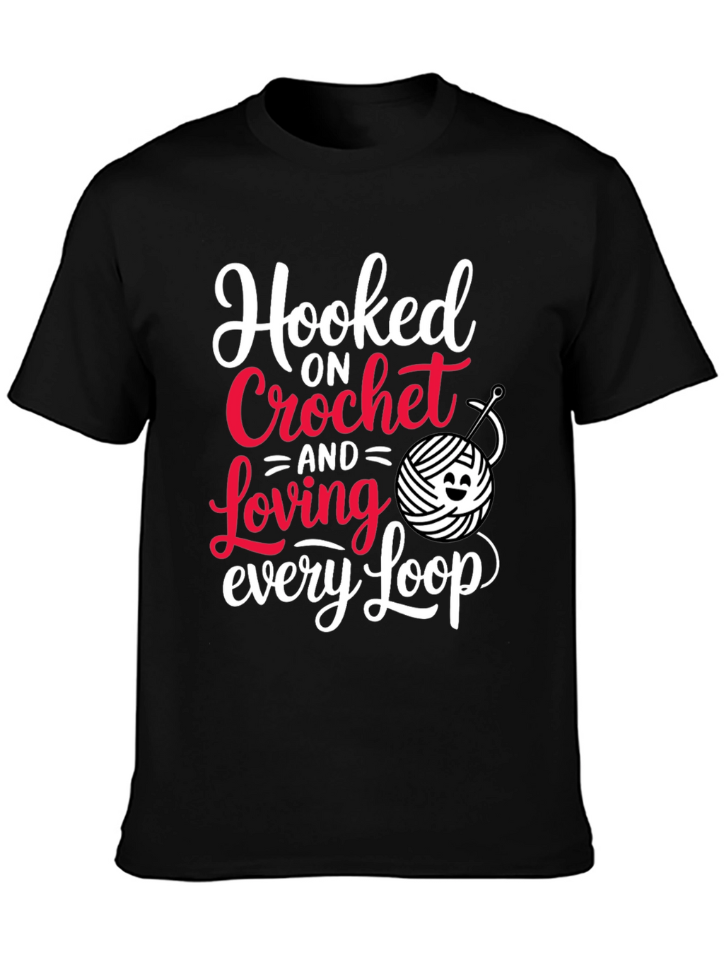 Hooked on Crochet T-Shirt - Knitters Delight