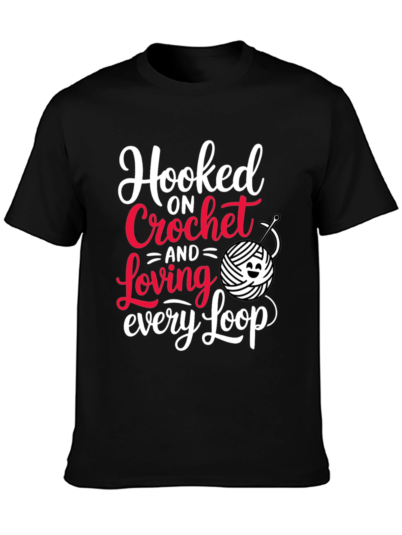 Hooked on Crochet T-Shirt - Knitters Delight