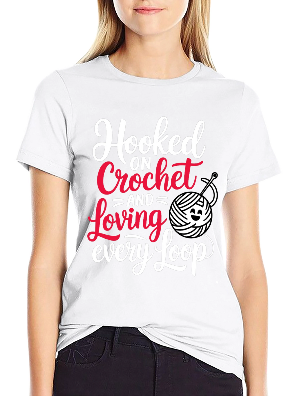Hooked on Crochet T-Shirt - Knitters Delight