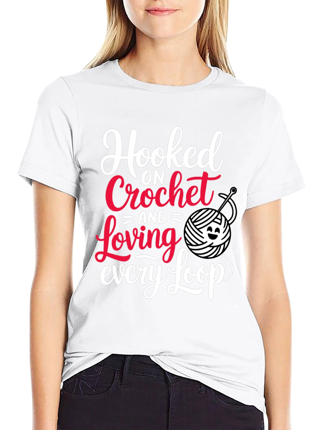 Hooked on Crochet T-Shirt - Knitters Delight