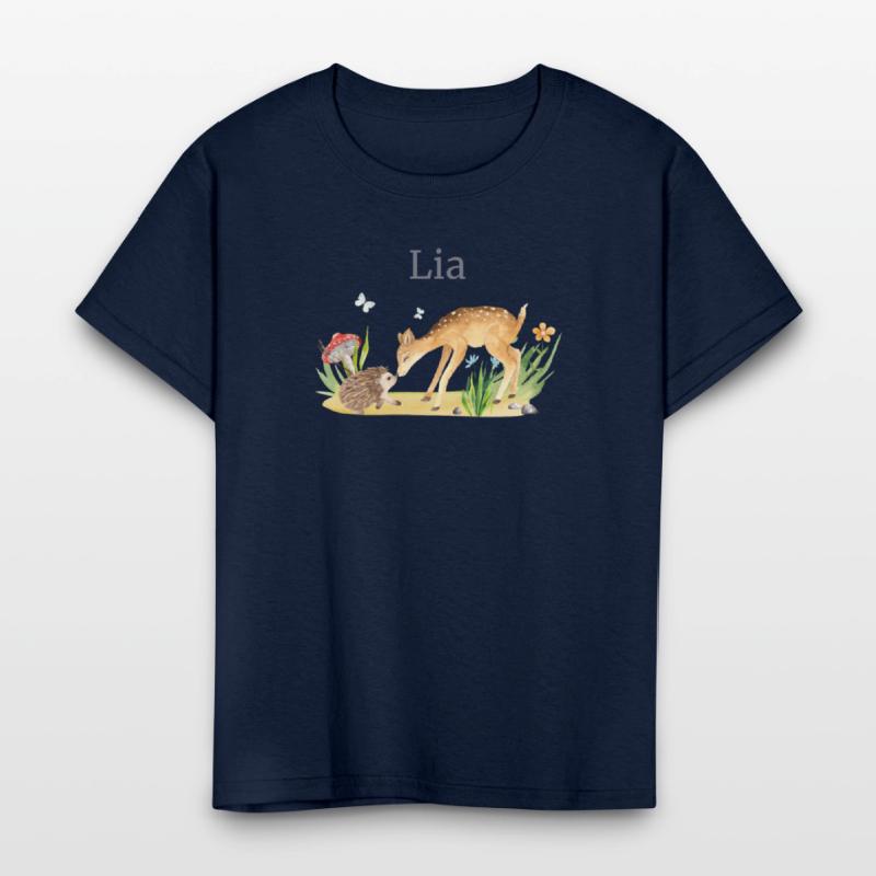 Forest Animal Deer Hedgehog Flowers Name Lia