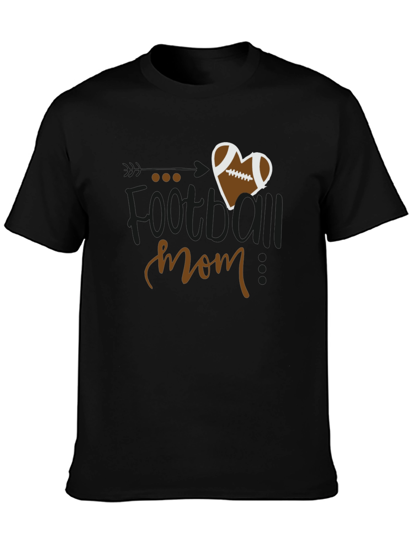 Football Mom Graphic T-Shirt - Stylish Sports Apparel