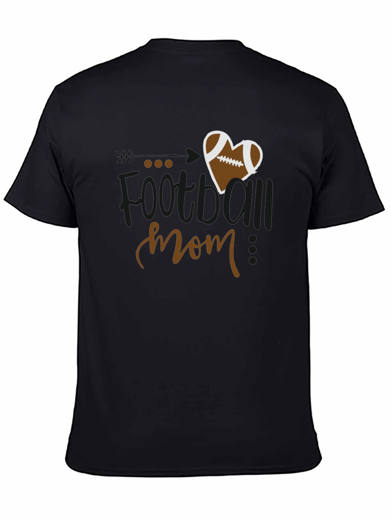 Football Mom Graphic T-Shirt - Stylish Sports Apparel