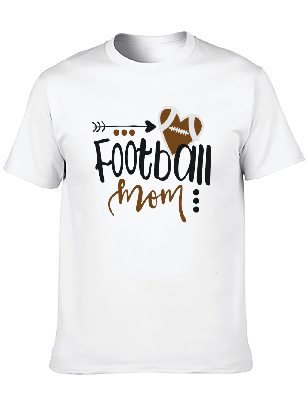 Football Mom Graphic T-Shirt - Stylish Sports Apparel