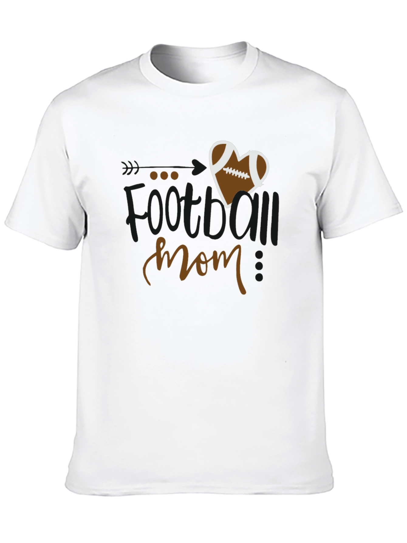 Football Mom Graphic T-Shirt - Stylish Sports Apparel