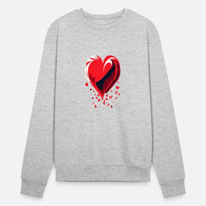Fragmented Affection,falling heart illustration