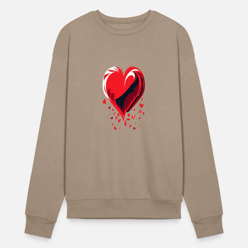 Fragmented Affection,falling heart illustration