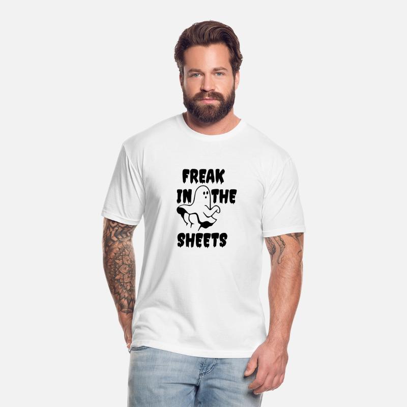 Freak in the Sheets" Ghost Tee - Funny Halloween