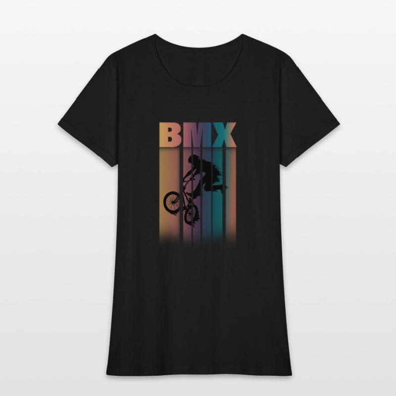 Freestyle BMX rider shadow