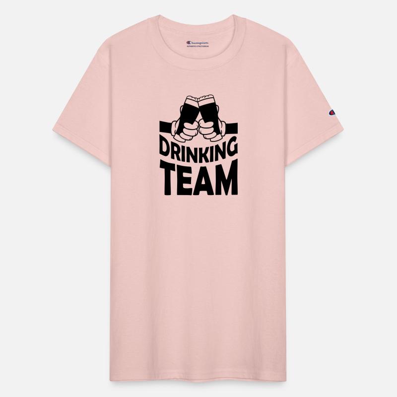 friends drinking team beer
