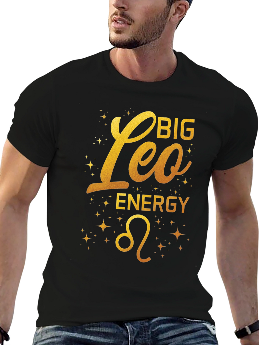 Big Leo Energy Graphic T-Shirt Zodiac Star Sign