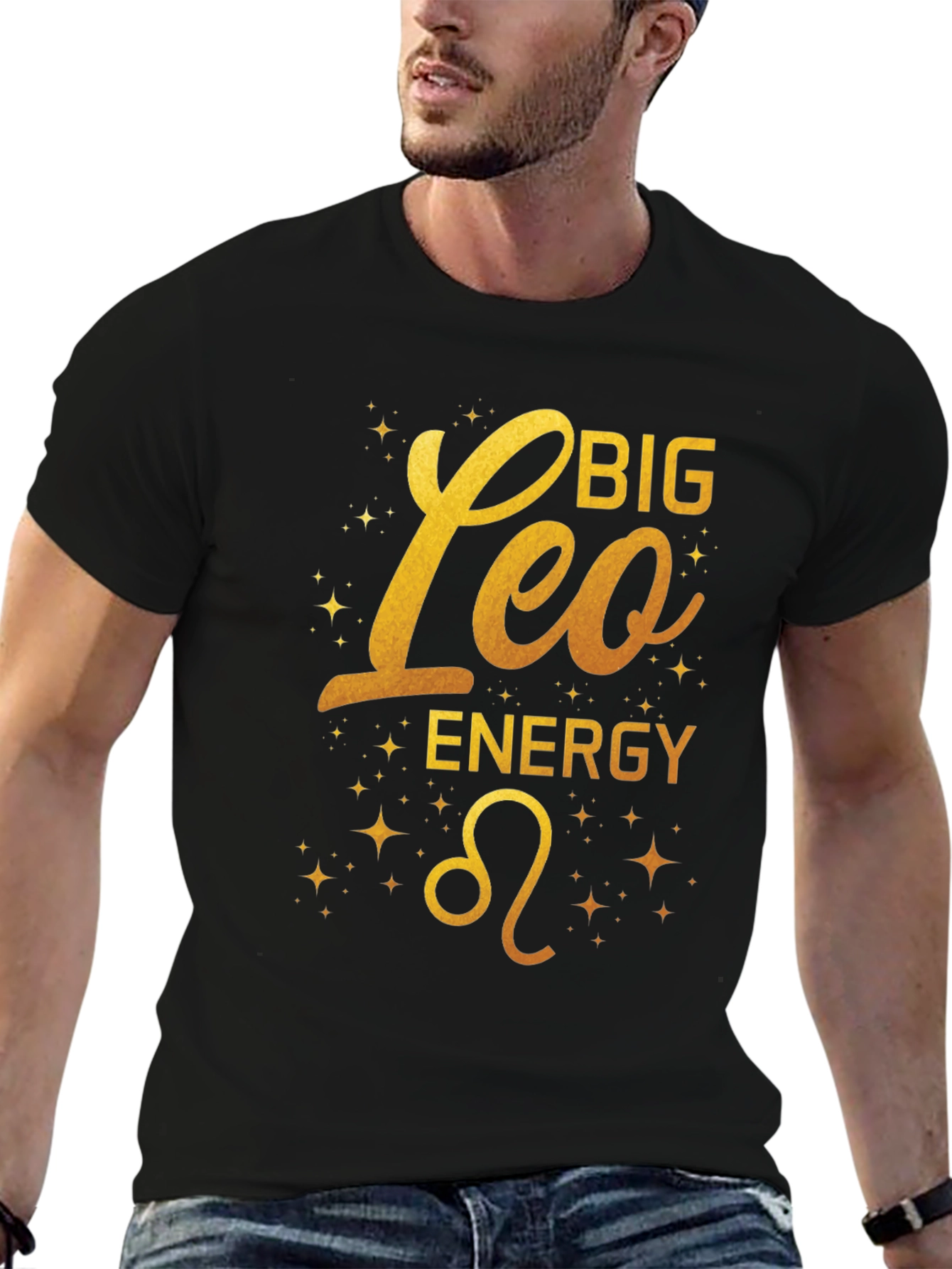 Big Leo Energy Graphic T-Shirt Zodiac Star Sign