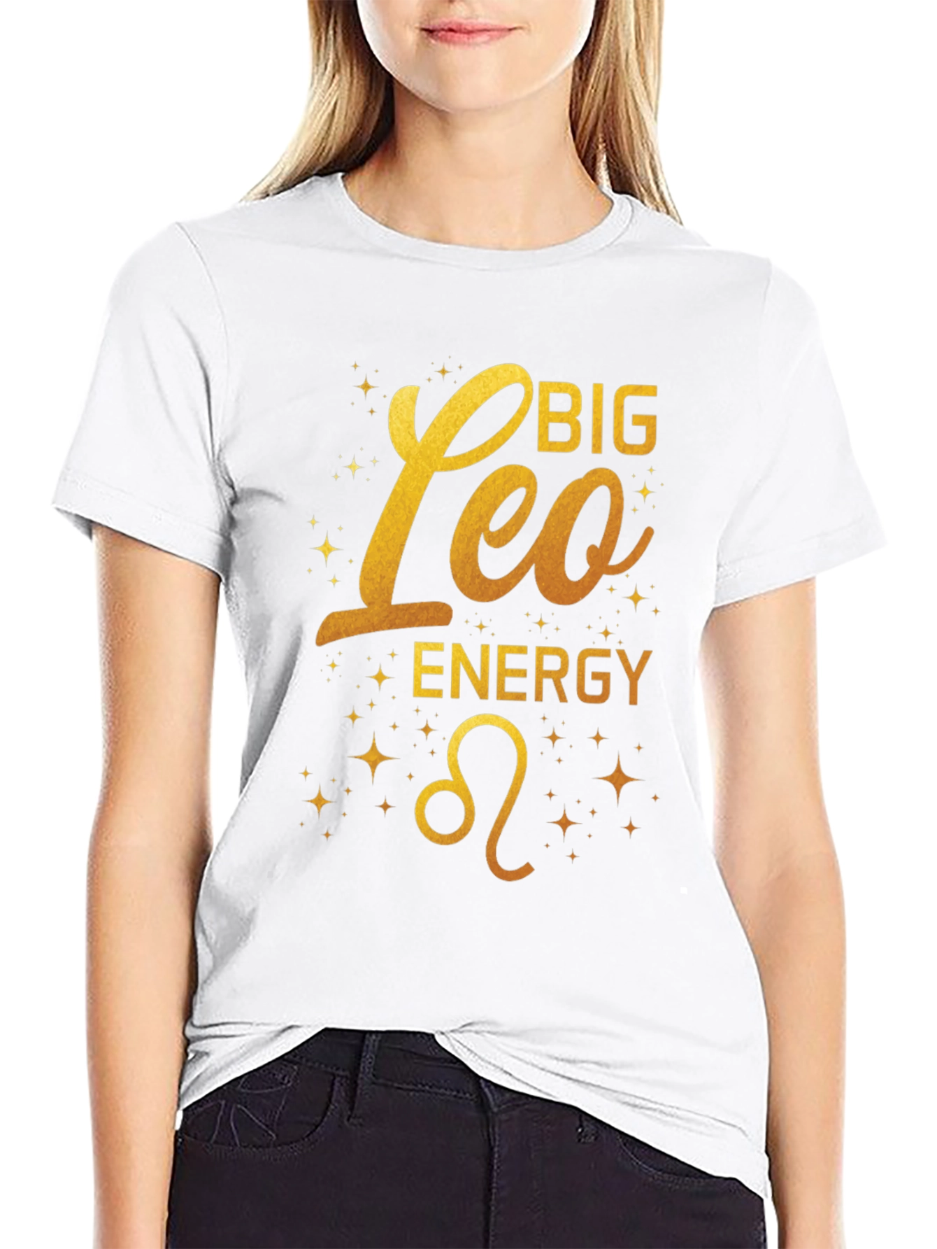 Big Leo Energy Graphic T-Shirt Zodiac Star Sign