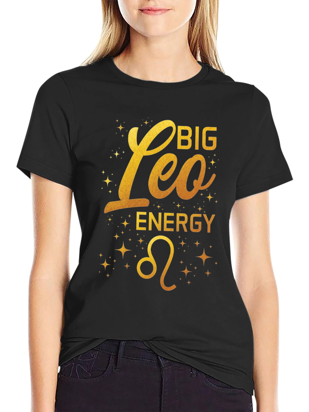 Big Leo Energy Graphic T-Shirt Zodiac Star Sign