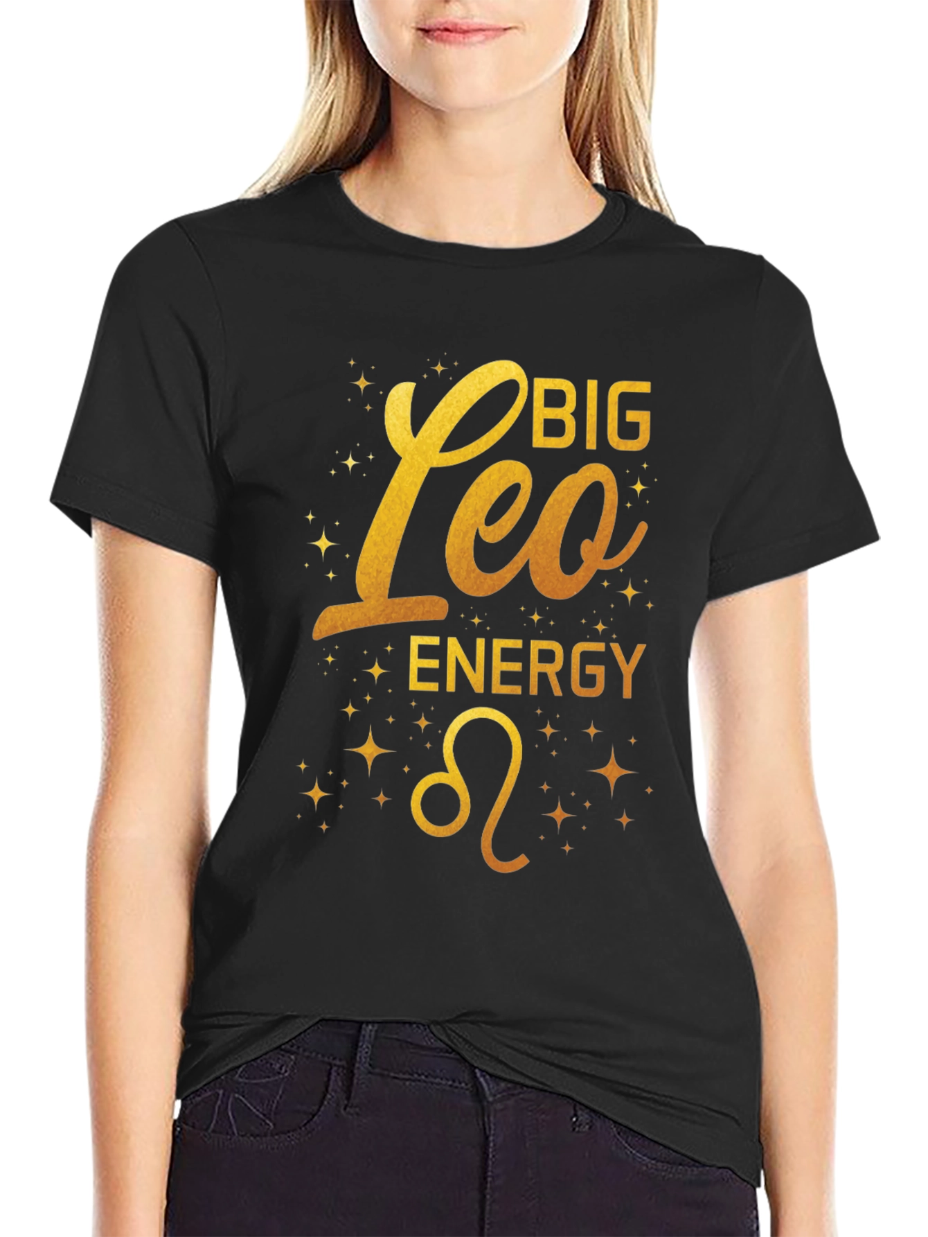 Big Leo Energy Graphic T-Shirt Zodiac Star Sign
