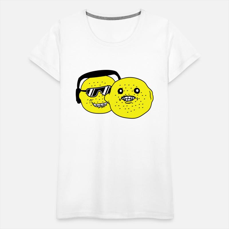 Funny 2 DJ Citrus Fruit Two Lemon Friends Team Fun