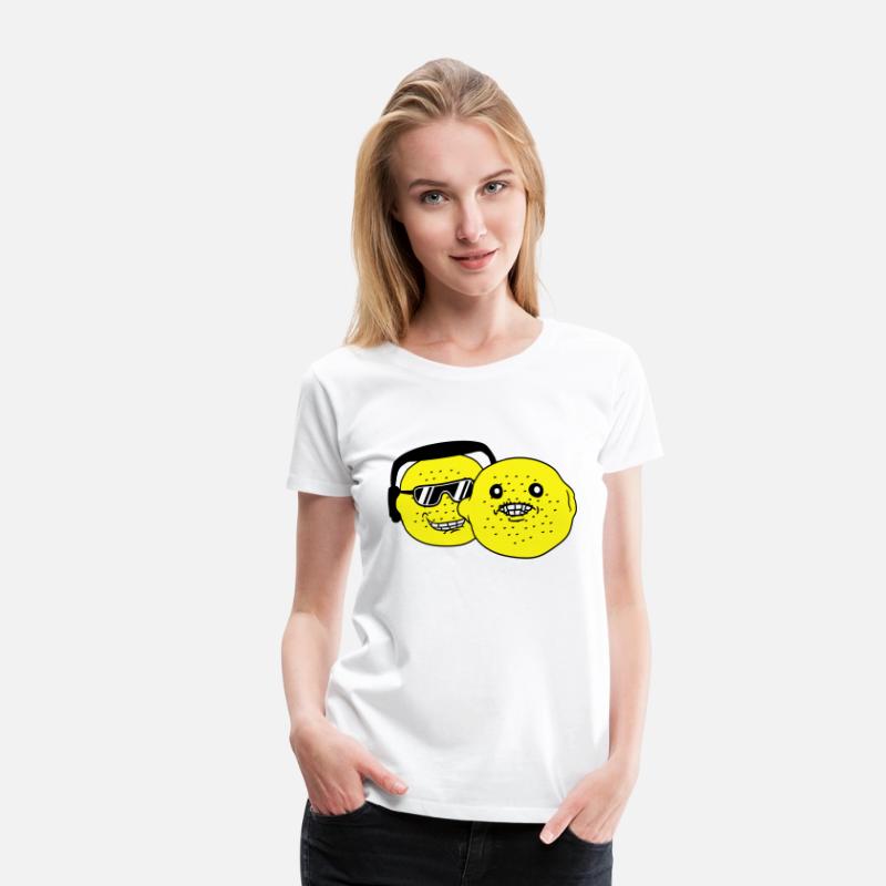 Funny 2 DJ Citrus Fruit Two Lemon Friends Team Fun