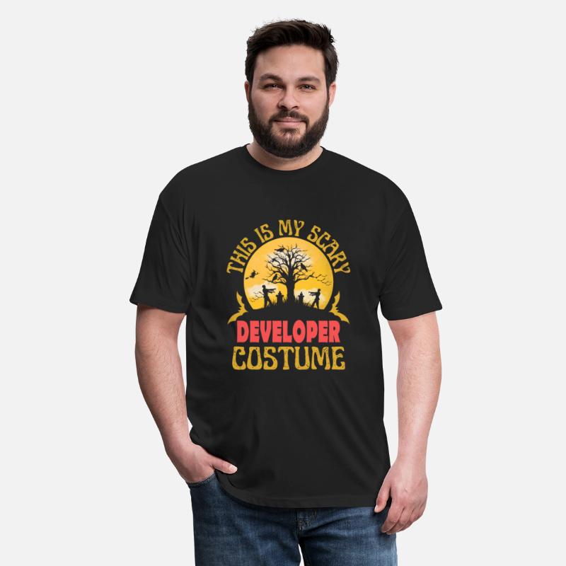 Funny and scary Developer costume for Halloween