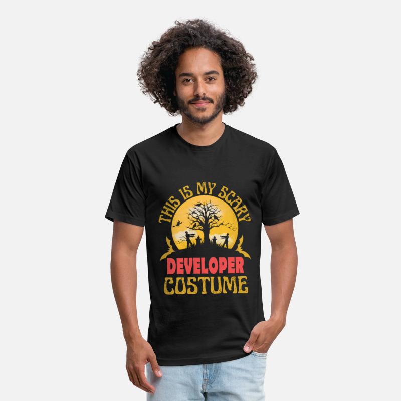 Funny and scary Developer costume for Halloween