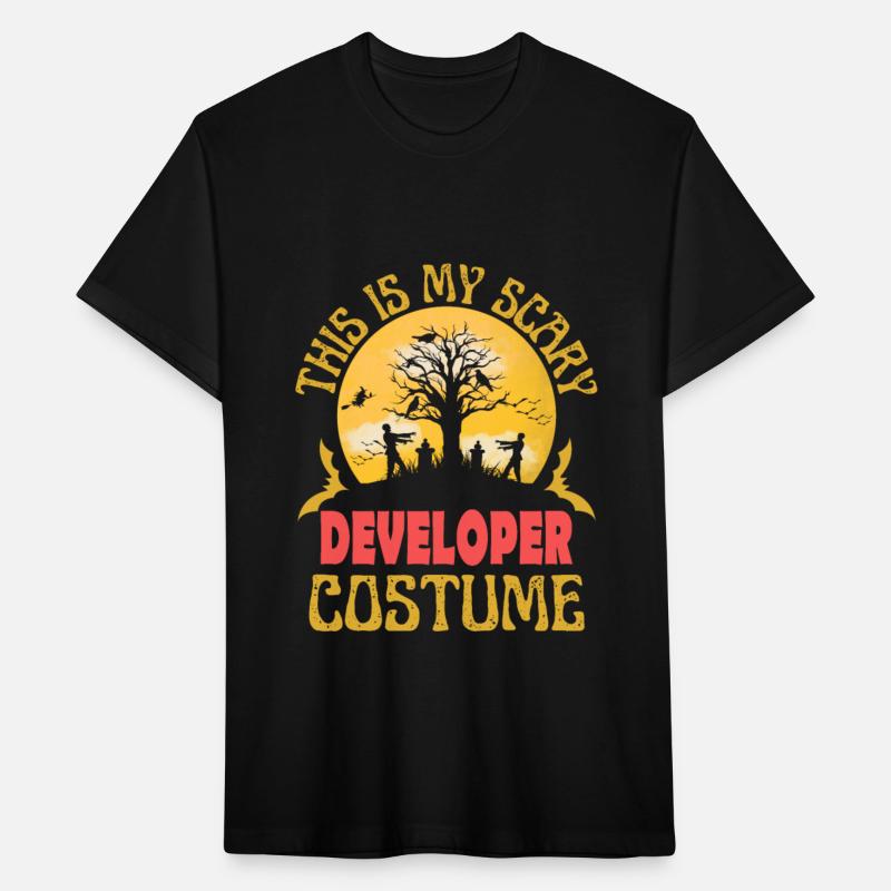 Funny and scary Developer costume for Halloween