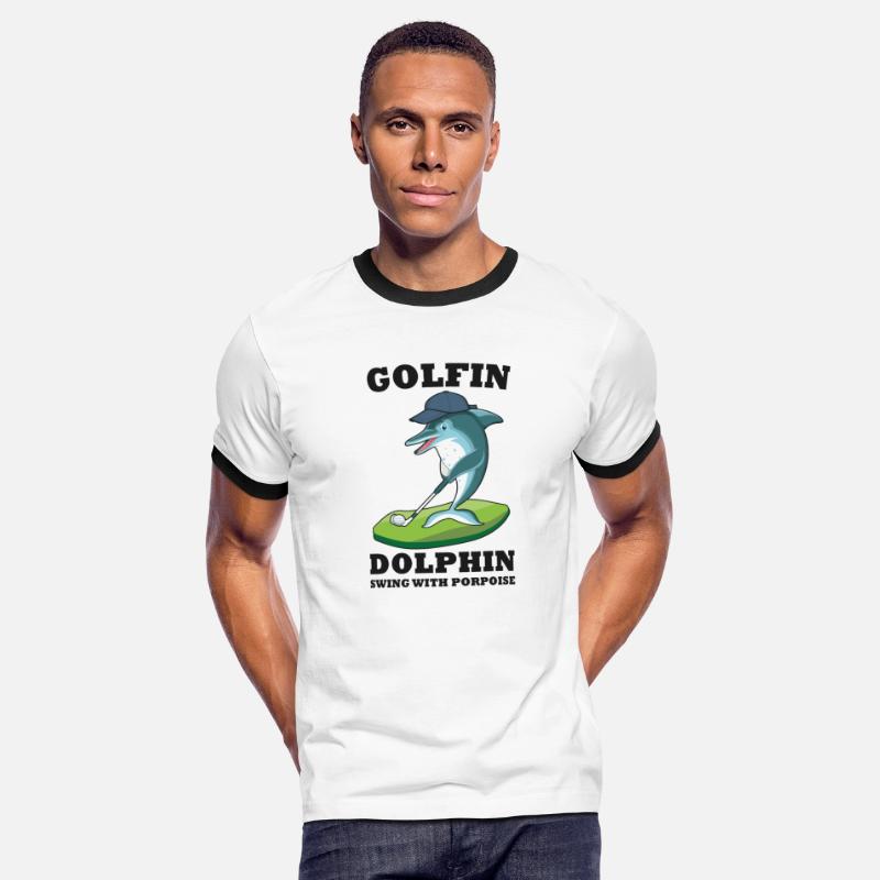Funny Animal Golfin Dolphin Swing with Porpoise