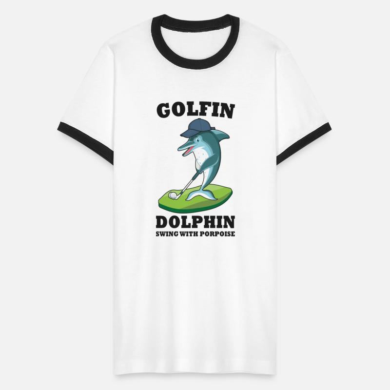 Funny Animal Golfin Dolphin Swing with Porpoise
