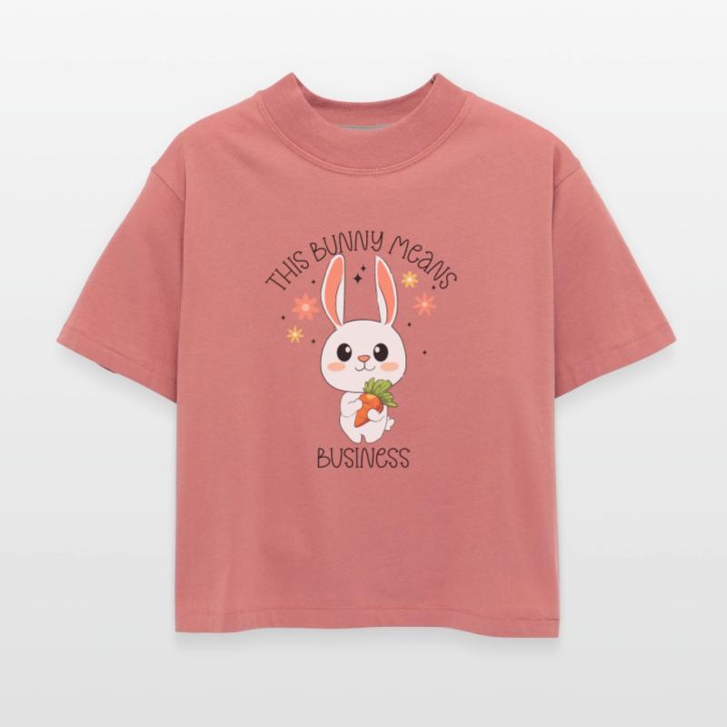 Funny Bunny, Rabbit, Hare art with Black Text Gift