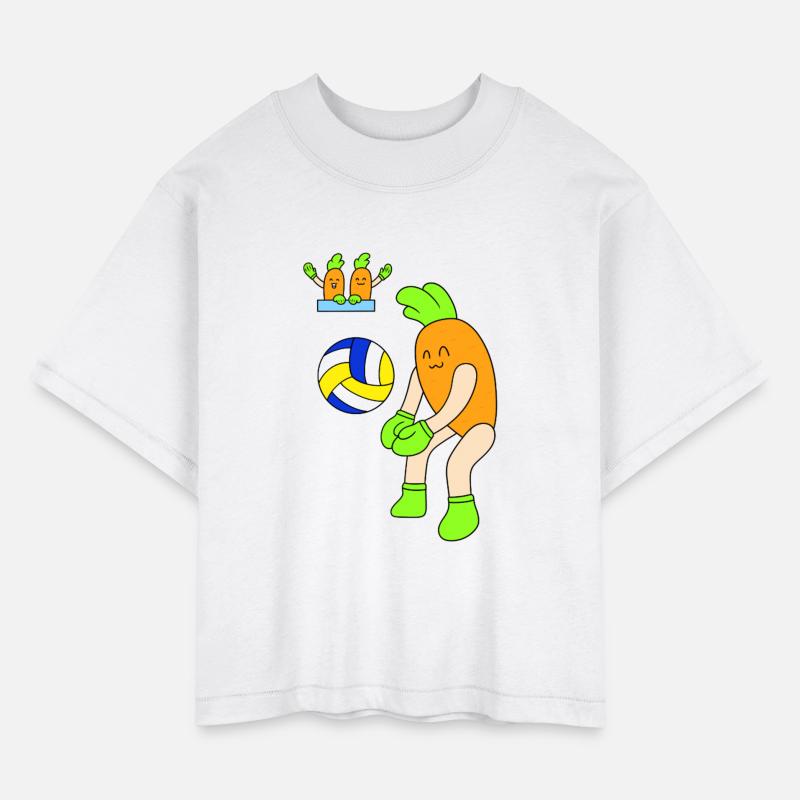 Funny carrot volleyball