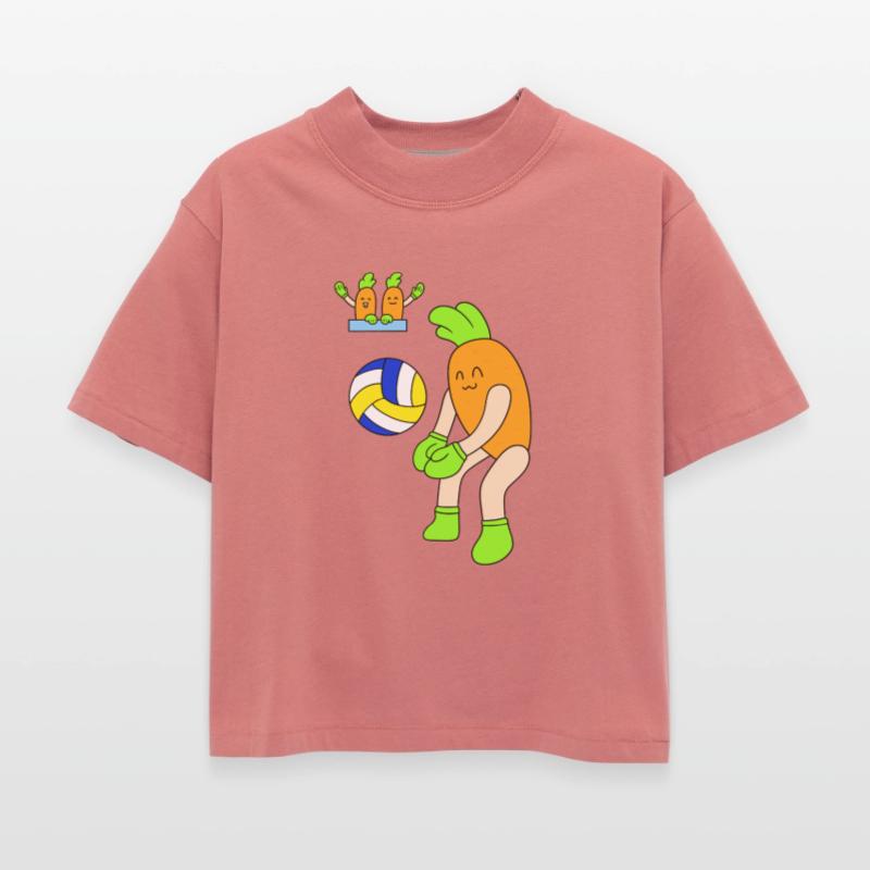 Funny carrot volleyball