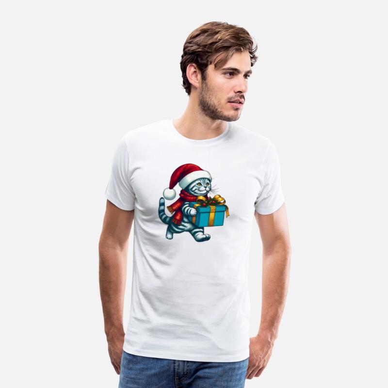 funny Christmas Cat comedy holidays cat lover gift