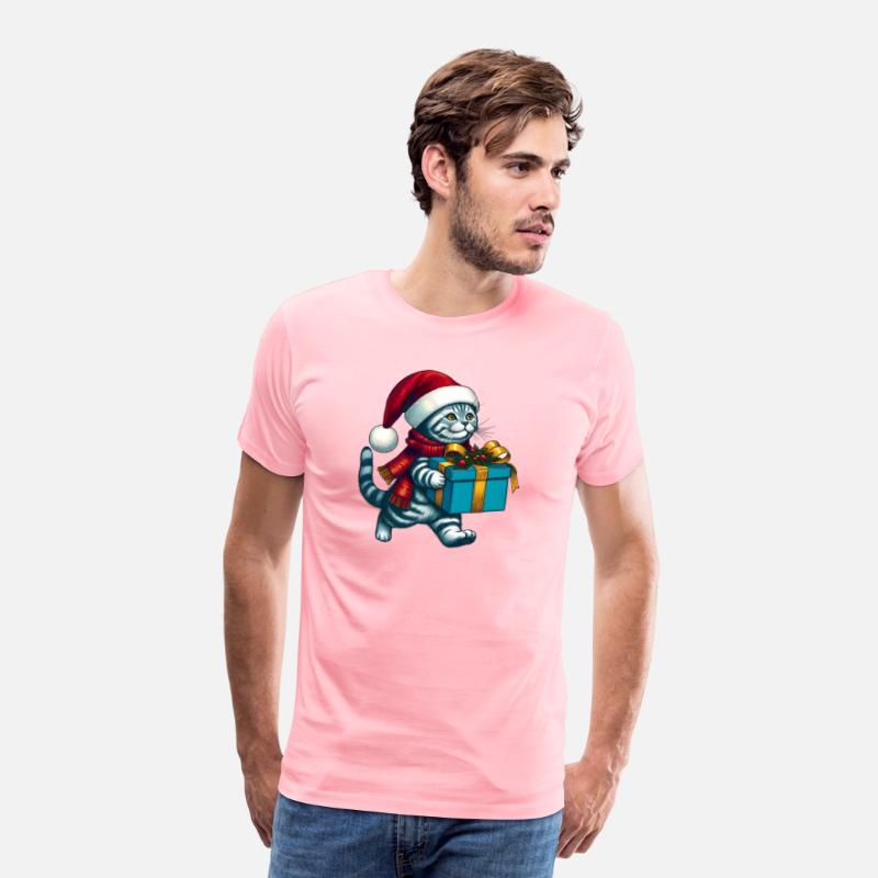 funny Christmas Cat comedy holidays cat lover gift