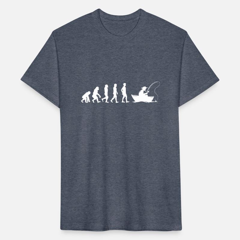 Funny Evolution Of Man And Boat Fishing