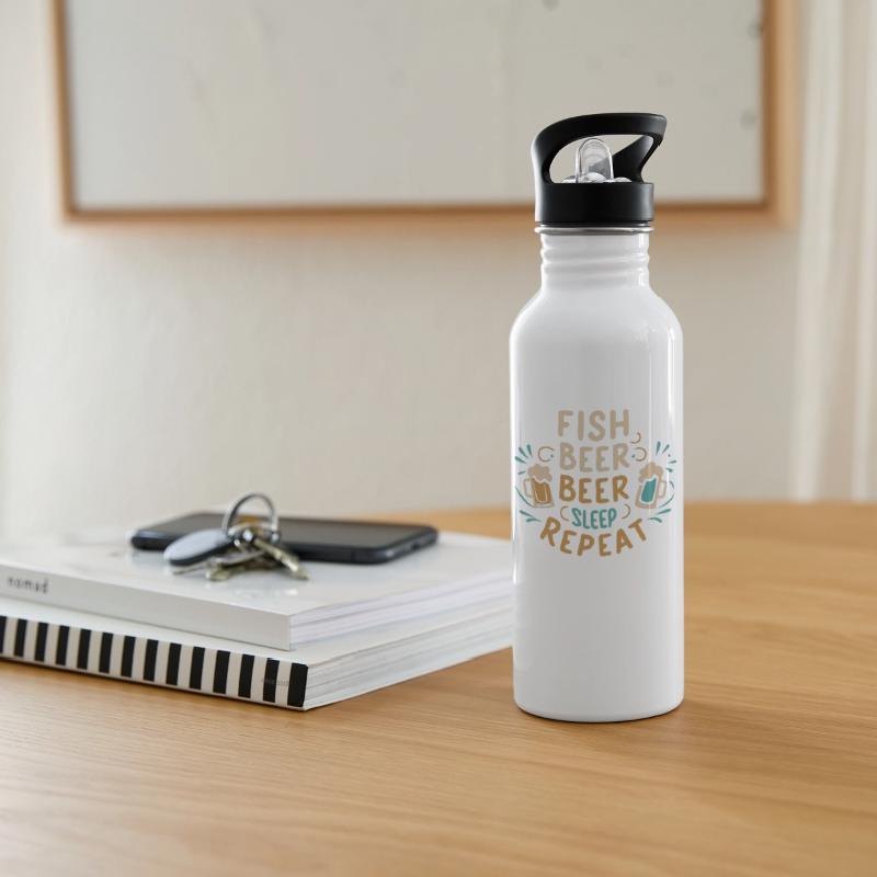 Funny fishing shirt "Fish Beer Sleep Repeat"
