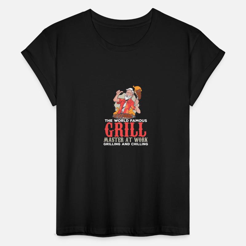 Funny Grill Master BBQ Lovers Foodies Chef Smoked