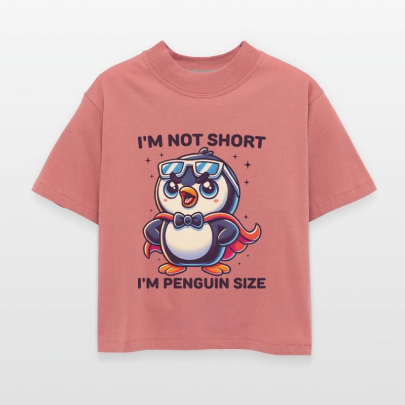 Funny Penguin Saying I'm Not Short I'm Penguin