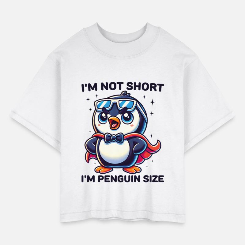 Funny Penguin Saying I'm Not Short I'm Penguin