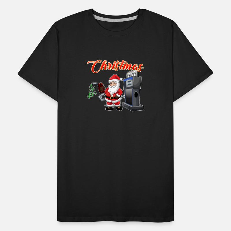 Funny Santa Claus Pump Attendant