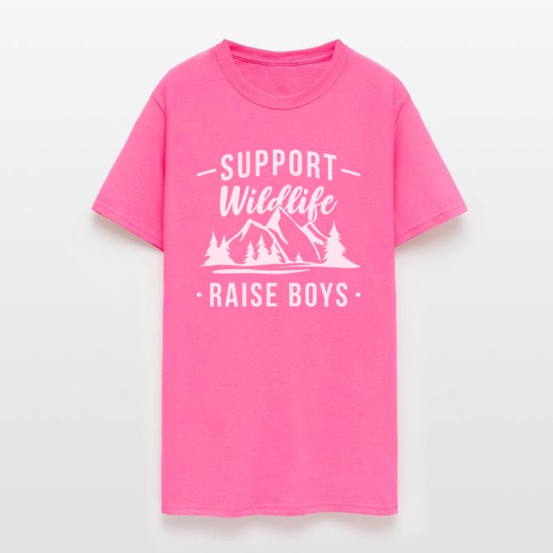 Funny Support Wildlife Raise Boys Mom Dad Parents
